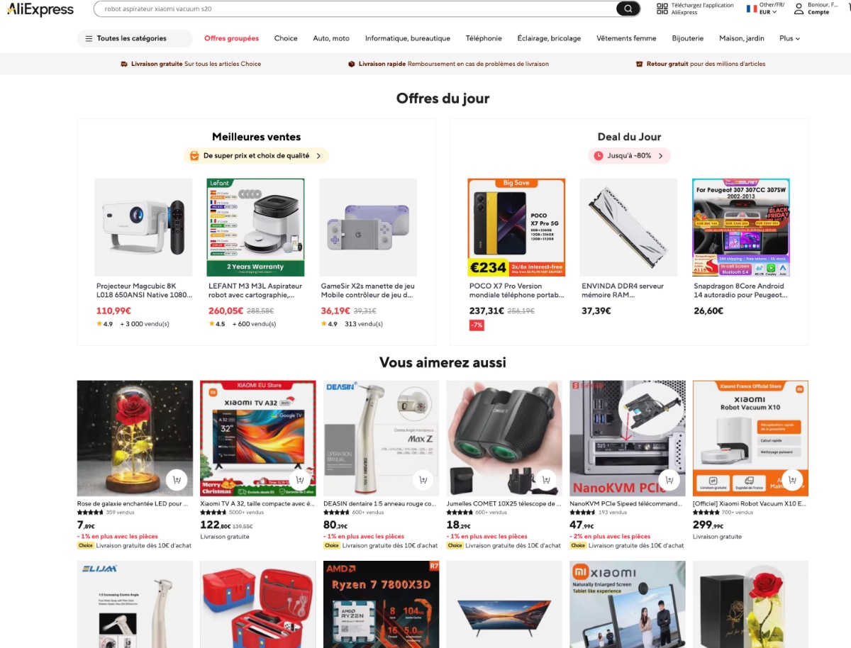 code promo aliexpress